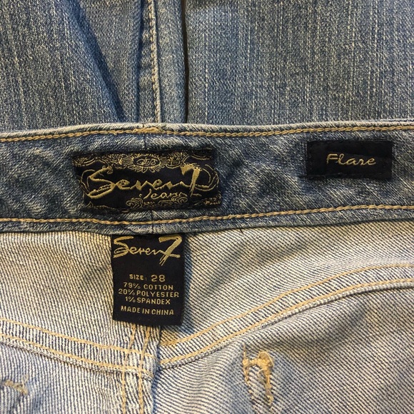 Seven Flare Leg Jeans - Picture 4 of 4